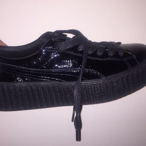 Creeper wrinkled Patent Puma..